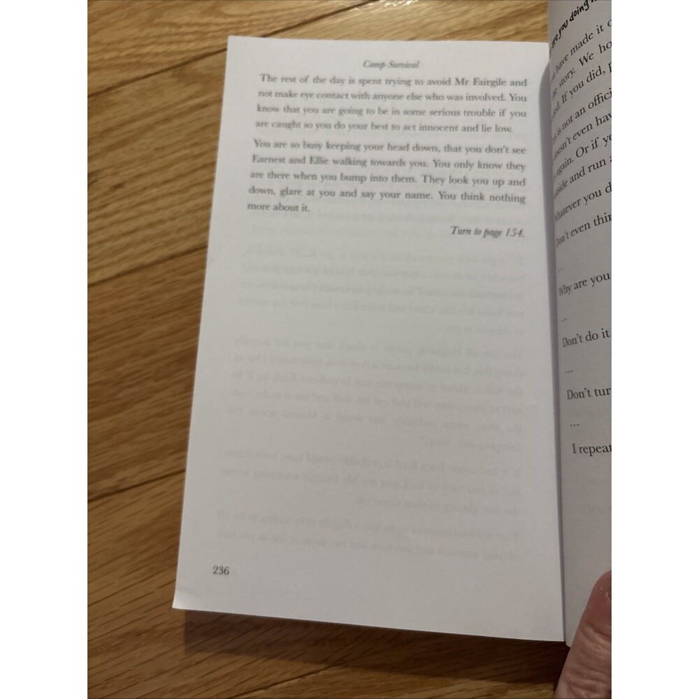 Camp Survival by Olly Goldenberg NEW - Where The Story Goes Is Based On Choices - Picture 12 of 14